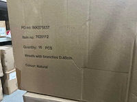 Partij wreath with branches d40cm (160x) - afbeelding 3 van  3