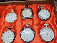 Partij zakhorloges in horlogekist - afbeelding 6 van  11