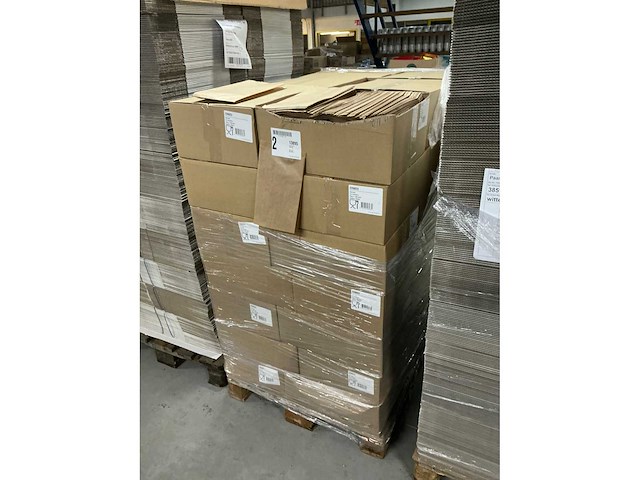Partij zakjes bruin 16+2x5x34cm (42000x) - afbeelding 2 van  6