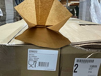 Partij zakjes bruin 16+2x5x34cm (42000x) - afbeelding 6 van  6