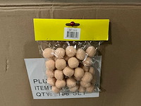 Partij zakjes vilt balletjes (1176x) - afbeelding 3 van  7