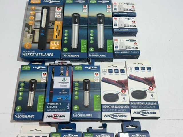 Partij zaklampen en opladers, ansmann - afbeelding 3 van  4
