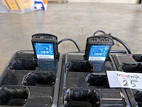 Partij zebra barcode scanners met docking stations en handheld terminal - afbeelding 3 van  5