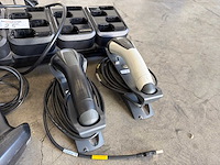 Partij zebra barcode scanners met docking stations en handheld terminal - afbeelding 4 van  5