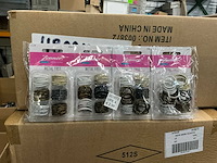 Partij zenner metal free haar elastieken 36pcs (4800x) - afbeelding 3 van  4