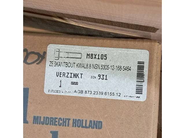 Partij zeskantbouten - afbeelding 6 van  8