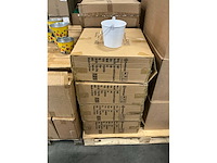 Partij zinc buckets with handles ø16xh14cm white zinc thickness 0.23mm (240x) - afbeelding 2 van  6