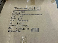 Partij zinc buckets with handles ø16xh14cm white zinc thickness 0.23mm (240x) - afbeelding 6 van  6