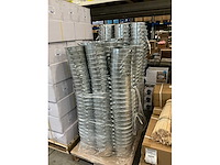 Partij zinc emmers 7l met oren h22xø24,5/20cm (314x) - afbeelding 5 van  5