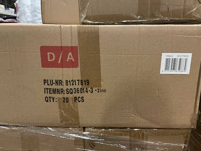 Partij zinc emmers met houten handvat ø25xh21cm (468x) - afbeelding 4 van  4