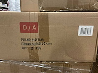 Partij zinc emmers met houten handvat ø25xh21cm (468x) - afbeelding 4 van  4