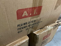 Partij zinc emmers met houten handvat h21,3xø25cm (112x) - afbeelding 6 van  6