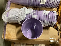 Partij zinc pot h12,5cm lilac (1000x) - afbeelding 2 van  6