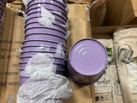 Partij zinc pot h12,5cm lilac (1000x) - afbeelding 3 van  6
