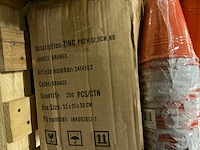 Partij zinc pot h12,5cm without handle, orange (600x) - afbeelding 6 van  6