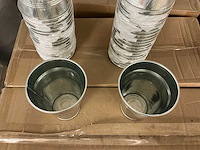 Partij zinc potten h12,5cm (4200x) - afbeelding 2 van  5