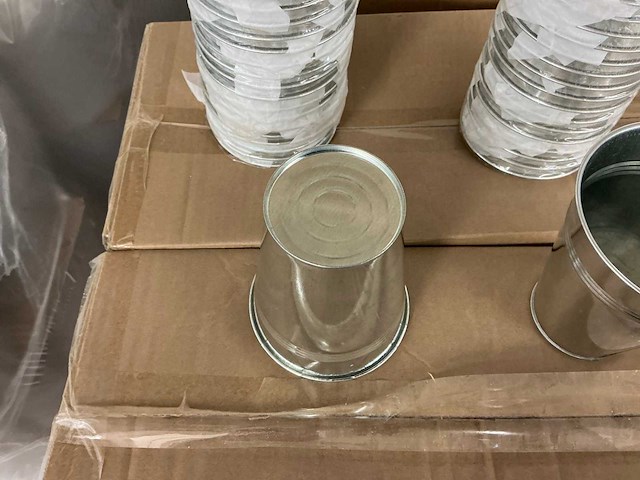 Partij zinc potten h12,5cm (4200x) - afbeelding 3 van  5