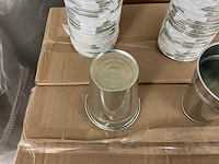 Partij zinc potten h12,5cm (4200x) - afbeelding 3 van  5