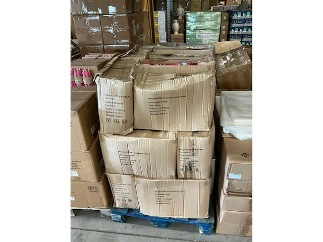 Partij zinc potten h12,5cm fuchsia (4000x) - afbeelding 3 van  4