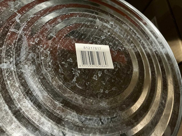 Partij zinken emmers met houten handvat (hoogte 27cm) (120x) - afbeelding 5 van  5