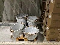 Partij zinken emmers - afbeelding 2 van  7