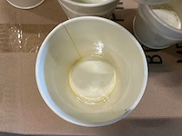 Partij zinken potten cream h8,5xd8,5cm (3750x) - afbeelding 2 van  6
