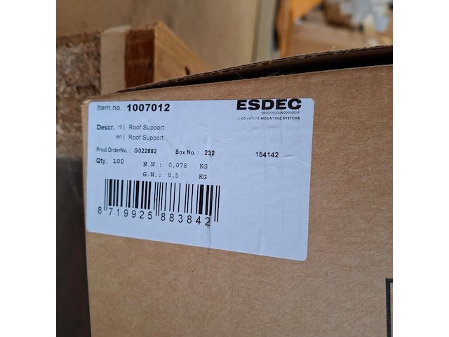 Partij zonnepaneel bevestigingsmateriaal - afbeelding 5 van  38