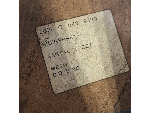 Partij zuigersets, hepolite, asa 1781 - afbeelding 9 van  9