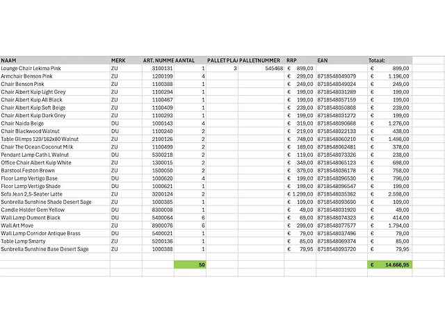 Partij zuiver & dutchbone meubilair - afbeelding 12 van  30