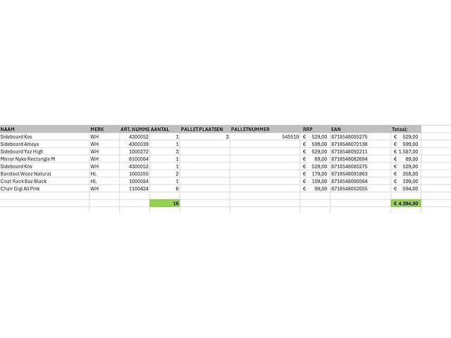 Partij zuiver & dutchbone meubilair - afbeelding 9 van  15