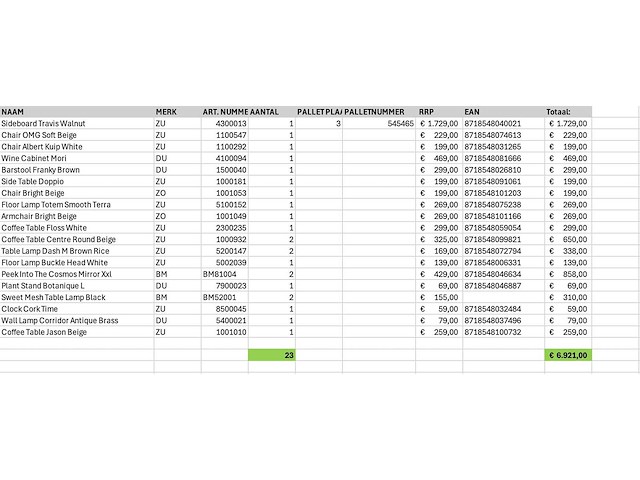 Partij zuiver & dutchbone meubilair - afbeelding 21 van  27