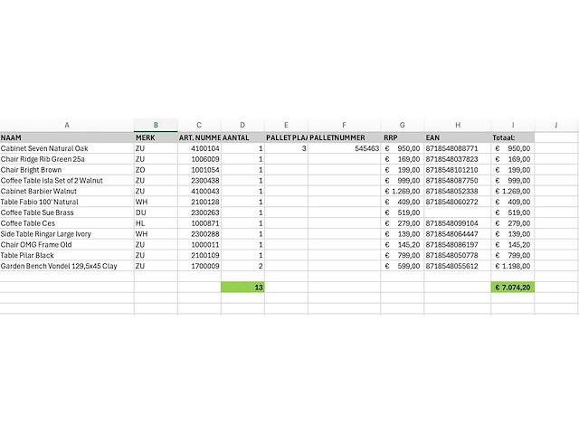 Partij zuiver & dutchbone meubilair - afbeelding 9 van  15