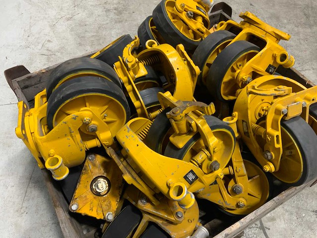 Partij zwaar dubbele zwenkwielen - afbeelding 3 van  4