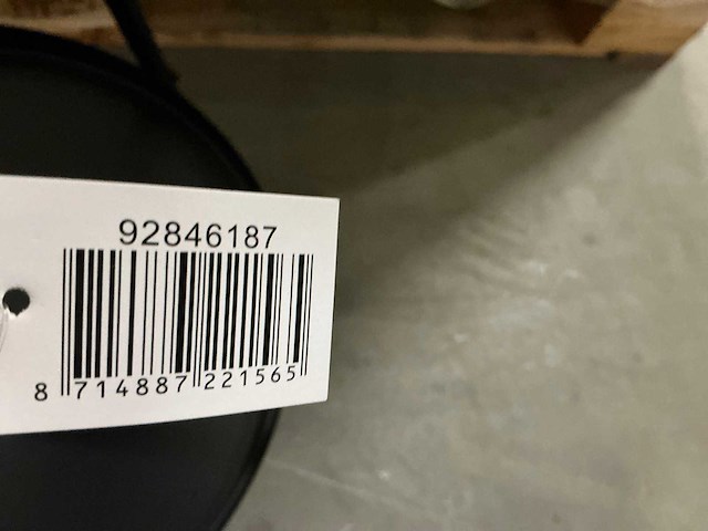 Partij zwarte etagères h79,5cm (12x) - afbeelding 3 van  4