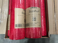 Partij zwartz sizoflor 60cm 25mr bright red (44x) - afbeelding 2 van  3