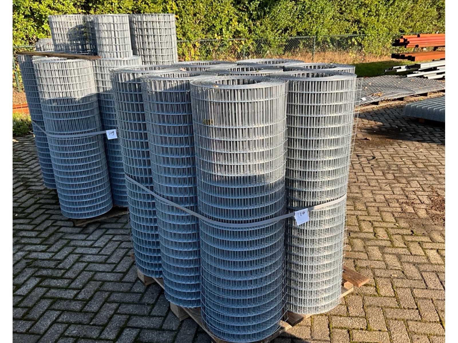 Partijen staal, ijzer en gaaspaneel