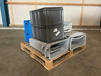 Partijf plastic bakken