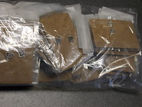 Partijtje oorbellen, 30 sets handgemaakt