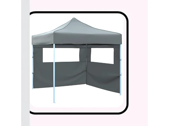 Party tent, vidal, antra, zwart - afbeelding 1 van  3
