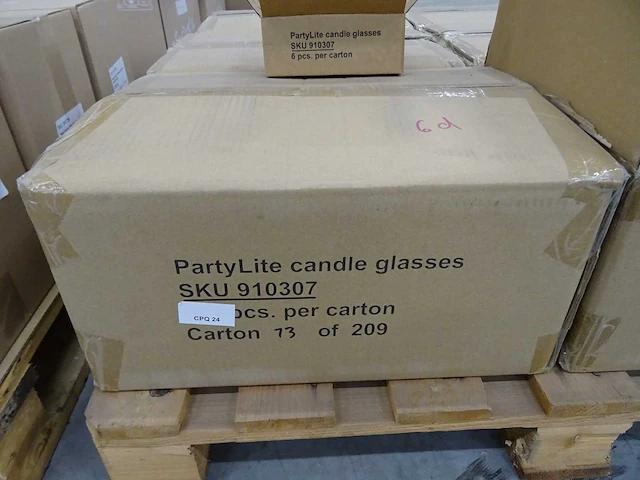 Partylite - 910307 - votive holder clear 6pc (144x) - afbeelding 3 van  3