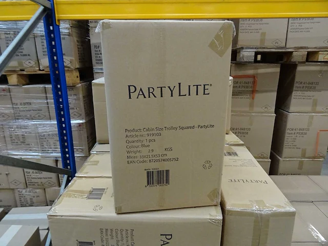 Partylite - 919103 - cabin sized trolley squared (26x) - afbeelding 2 van  3