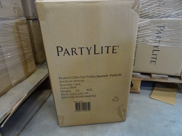 Partylite - 919103 - cabin trolley squared (28x) - afbeelding 2 van  3