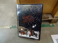 Partylite - bb0391a - verpakkingsdoos advent 24 - tealight - happy holidays (2880x) - afbeelding 1 van  3
