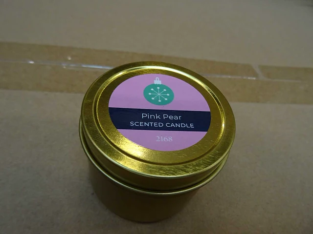 Partylite - ct2168b - pink pear candle tins (960x) - afbeelding 2 van  4