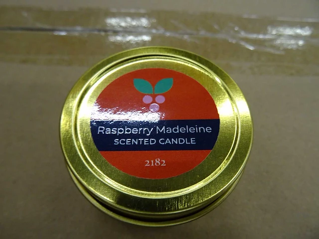 Partylite - ct2182b - raspberry madeleine candle tins (576x) - afbeelding 2 van  4