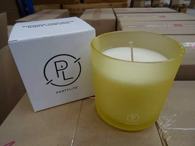 Partylite - g1202141 - coastal amber & shea jar candle refillable (160x) - afbeelding 1 van  3