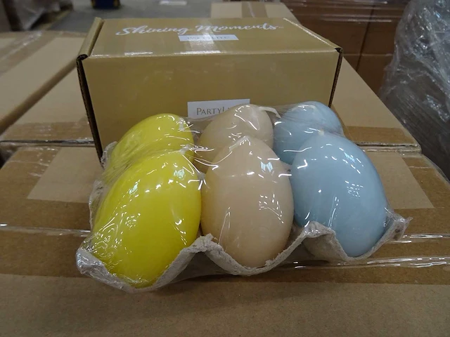 Partylite - p86062 - easter egg candles 6pc (36x) - afbeelding 1 van  3