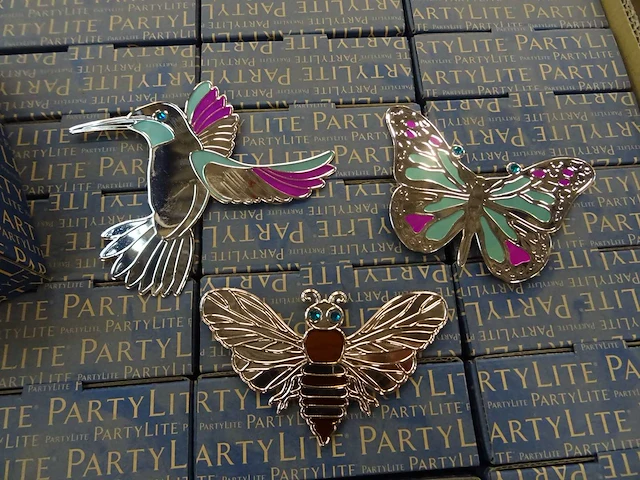 Partylite - p92998 - nature's flight magnet trio set (1584x) - afbeelding 1 van  3