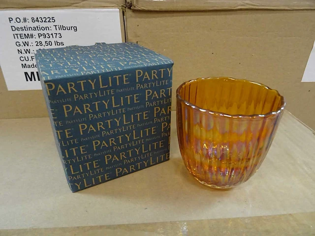 Partylite - p93173 - amber lights tealight holder (576x) - afbeelding 1 van  4