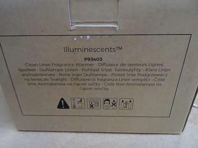 Partylite - p93403 - illuminescents clean lines fragrance warmer (144x) - afbeelding 2 van  3